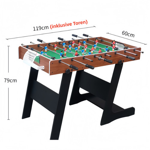 Klappbar tischkicker - klappbar,